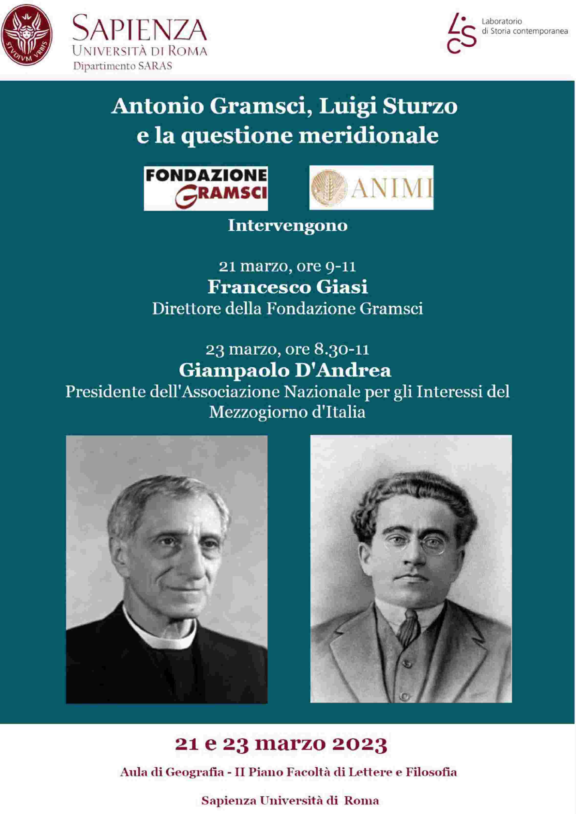 Antonio Gramsci, Luigi Sturzo e la Questione meridionale