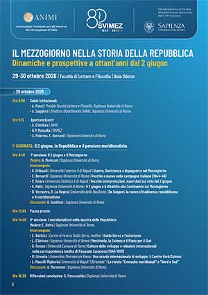 Il Mezzogiorno nella storia della Repubblica